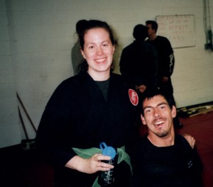 Barton and Megan Cutter train in bujinkan budo taijutsu.